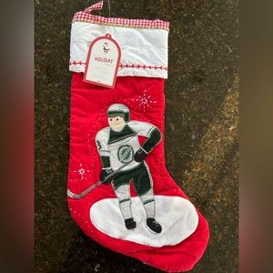 Christmas Hockey Stocking